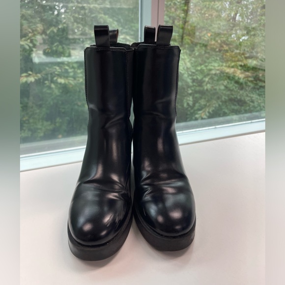 SOLD. Vegan Leather Boots  -  EU 38 - Picture 1 of 5
